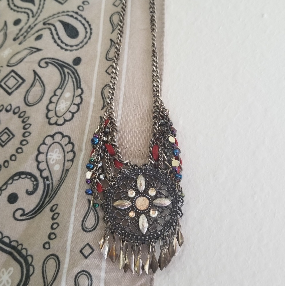 American Eagle statement boho bohemian necklace - Picture 4 of 7